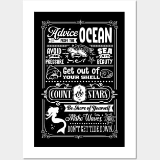 Advice For The Ocean Posters and Art